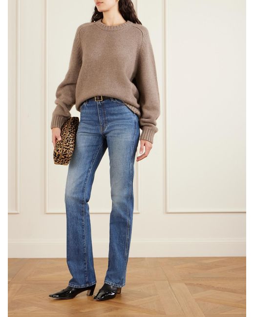 Khaite Brown Mae Cashmere Sweater