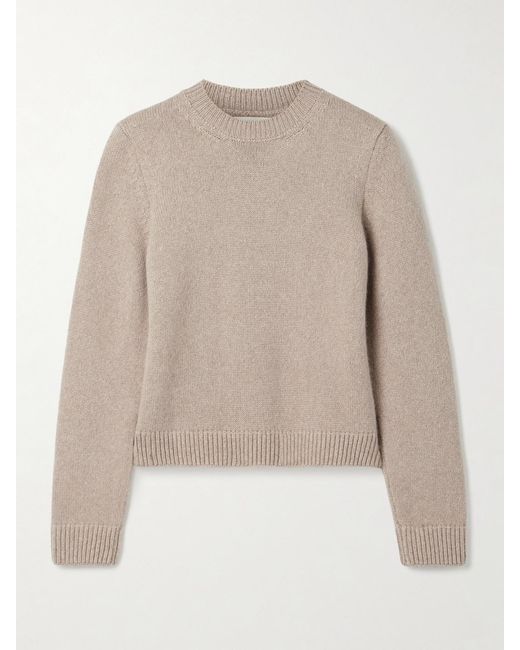 Khaite Natural Leta Cashmere Sweater