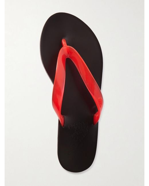 Tongs En Pvc Saionara Jelly Ancient Greek Sandals en coloris Red