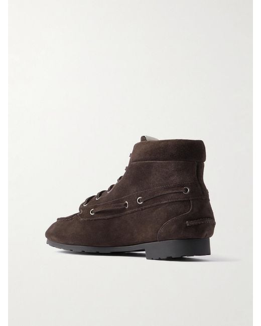 Bally Black Paphos Suede Ankle Boots