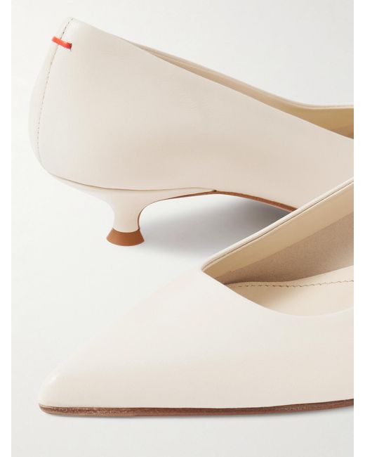 Aeyde Natural Cari Leather Pumps