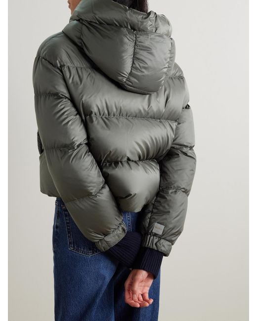 Max Mara Gray The Cube Seie Hooded Quilted Shell Down Jacket