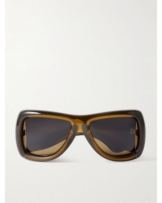 Saint Laurent Black Sl 902 Howl D-Frame Acetate Sunglasses