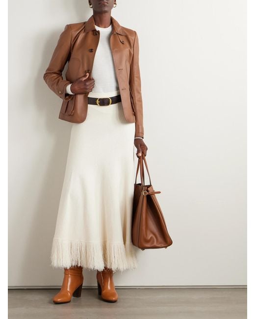 Ralph Lauren Brown Naylor Leather Jacket