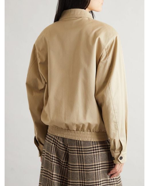 Saint Laurent Natural Cotton-Twill Jacket