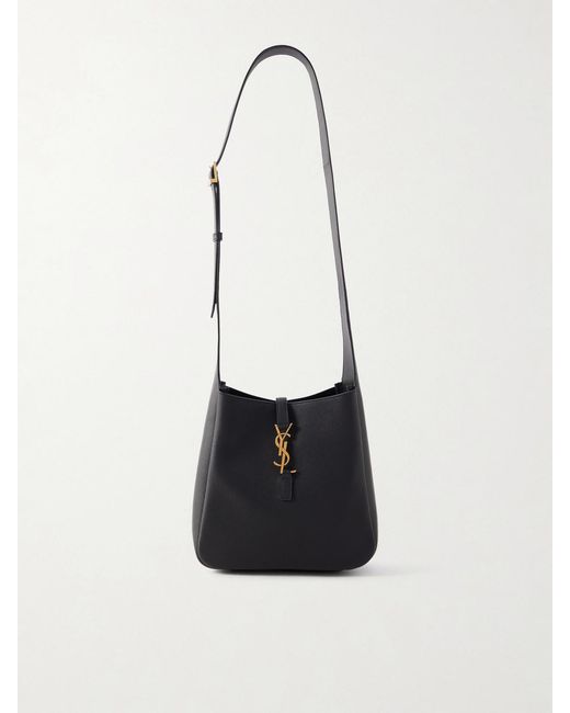 Saint Laurent White Le 5 À 7 Leather Shoulder Bag