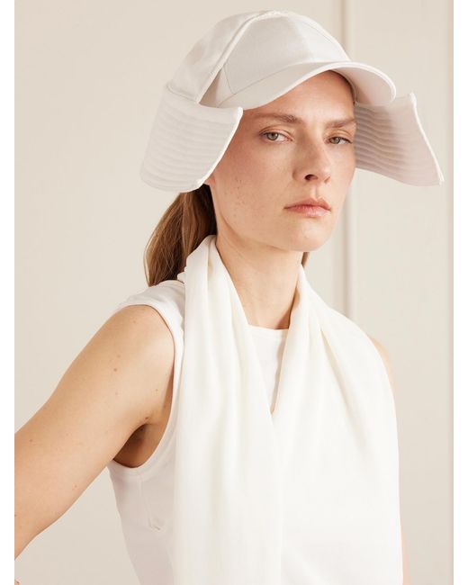 Jean Paul Gaultier Natural Cotton-Drill Cap