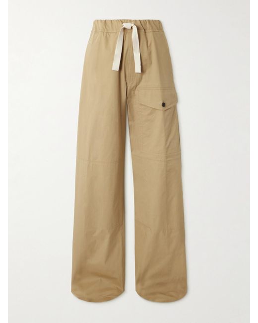 Pantalon Cargo En Serge De Coton Dries Van Noten en coloris Natural