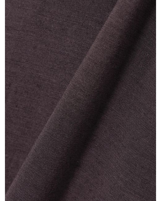 Skims Purple Sheer Modal-Blend Long Skirt