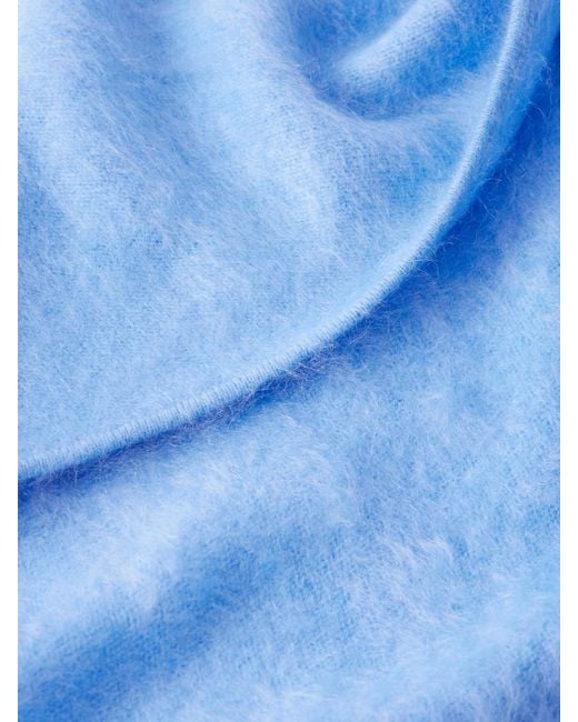 Lisa Yang Blue Cashmere Wrap