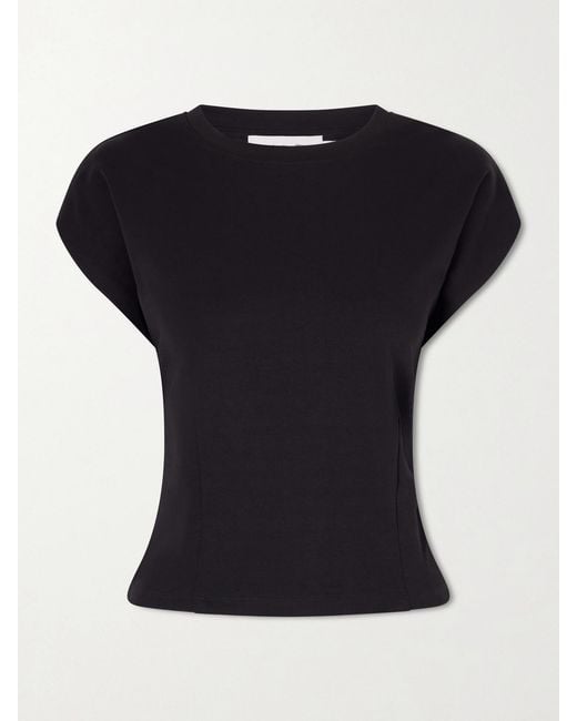 Proenza Schouler Black Reeva Organic Cotton-Jersey T-Shirt