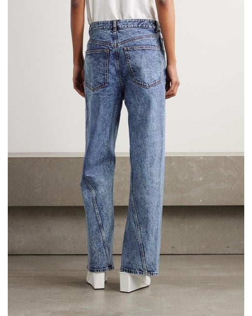 Alaïa Blue Paneled Jeans