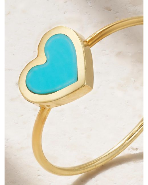 Jennifer Meyer Metallic Heart 18-Karat Ring