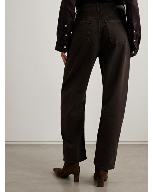 Citizens of Humanity Black Miro Halbhohe Barrel-Jeans
