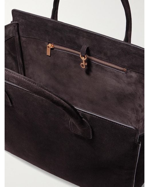 Nili Lotan Black Bianca Suede Tote