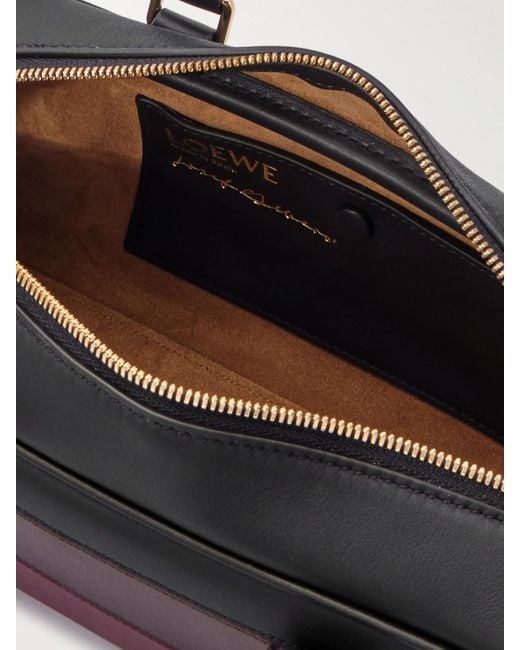 Loewe Multicolor Josef Albers Amazona 23 Schultertasche Aus Leder
