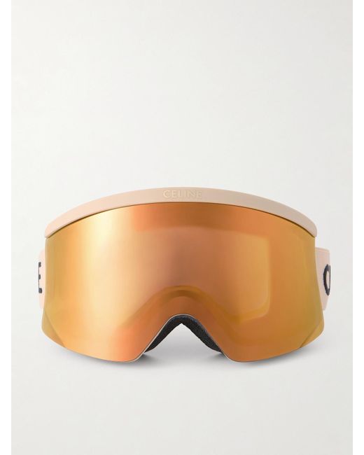 Céline Orange Verspiegelte Skibrille