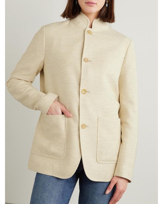 Loro Piana Natural Woven Jacket