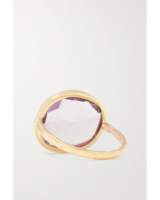 Melissa Joy Manning Purple 14-Karat Recycled Amethyst Ring