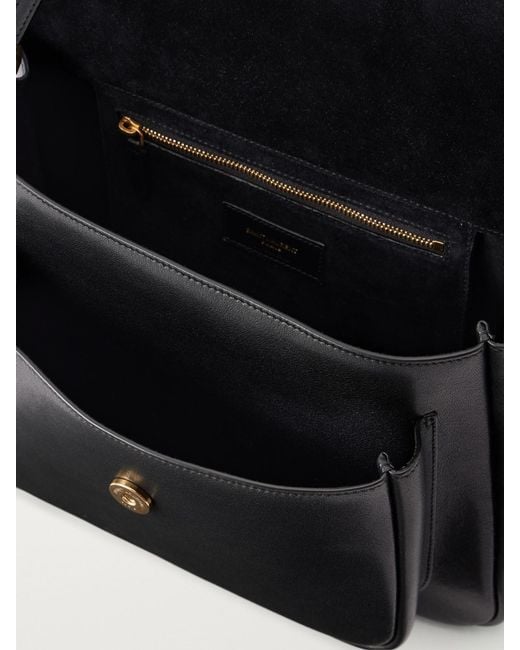 Saint Laurent Black Niki Leather Shoulder Bag