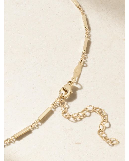 Jacquie Aiche Natural Kette Aus 14 Karat Mit Diamanten
