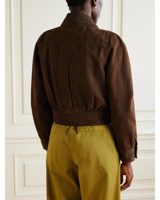 Dries Van Noten Brown Denim Jacket