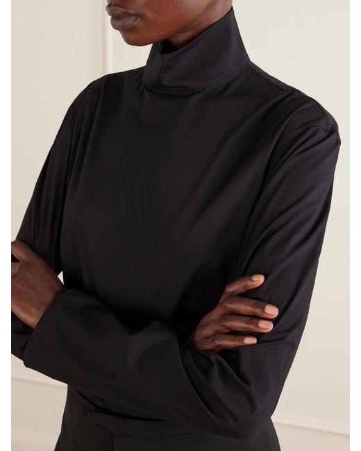 Gucci Black Cotton-Blend Poplin Shirt