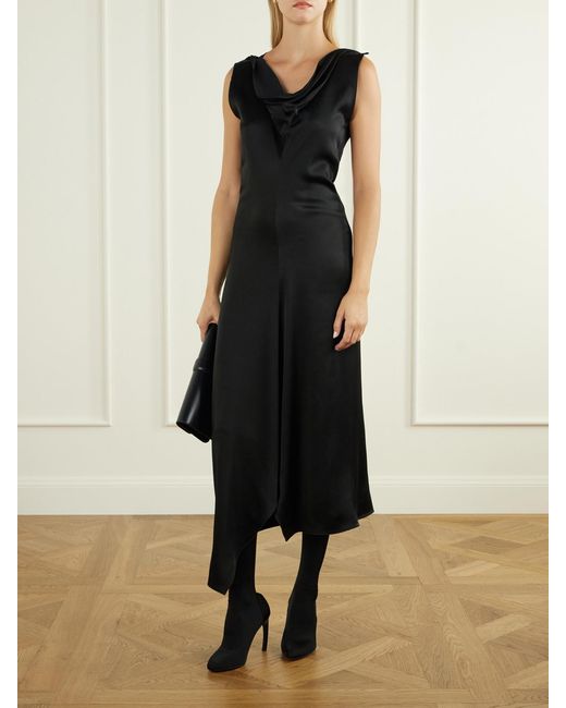 Victoria Beckham Black Harlow 100 Stretch-Jersey Over-The-Knee Boots