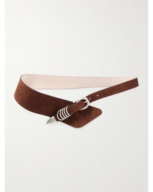 DEHANCHE Brown Alcott Suede Belt