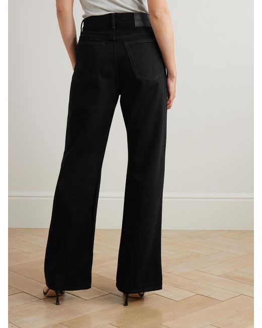 Acne Black 2021 Hoch Sitzende Jeans Mit Weitem Bein