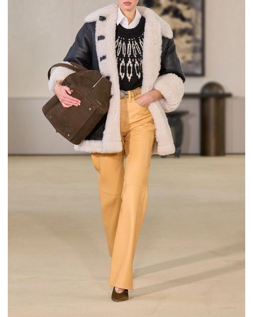 Altuzarra Black Blake Shearling Jacket
