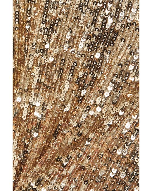 Akris Natural Sequined Stretch-Tulle Flared Pants