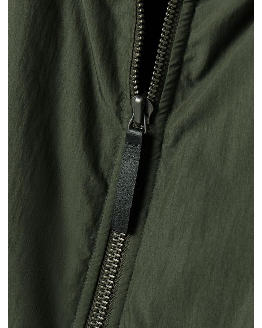 Proenza Schouler Green Veronica Ribbed-Knit Trimmed Padded Cotton-Blend Shell Coat