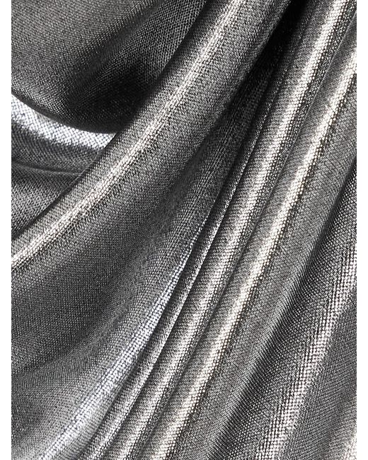 Loewe Metallic Draped Lame Halterneck Top