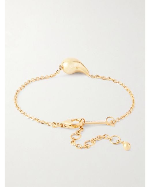 Bottega Veneta Natural Plated Bracelet