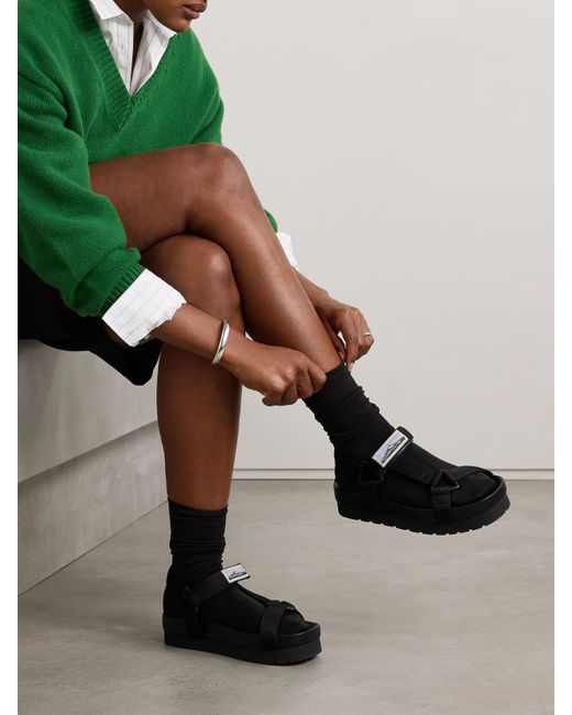 CDLP Black Set Aus Sechs Paar Socken Aus Einer Baumwollmischung Mit Intarsienmotiv