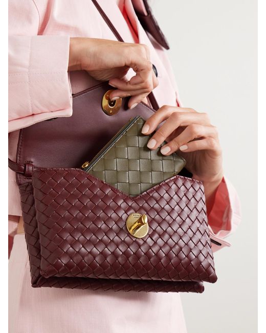 Bottega Veneta Natural Intrecciato Leather Wallet