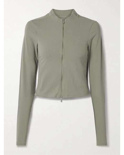 Nike Green Zenvy Dri-Fit Infinasoft Jacket