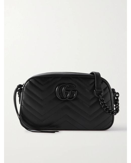 Gucci Black Schultertasche MARMONT 2
