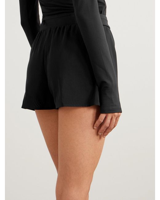 On Shoes Black Zendaya Gloria Shorts Aus Stretch-Mesh