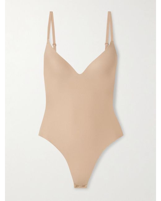 Skims Natural Push-Up Thong Bodysuit