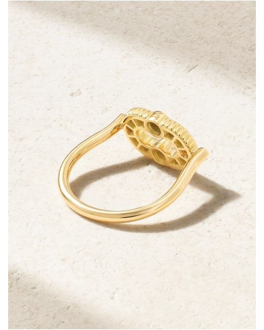 Viltier Natural Magnetic Ring Aus 18 Karat Mit Diamanten