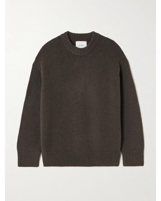 Lisa Yang Gray The Renske Pullover Aus Biokaschmir