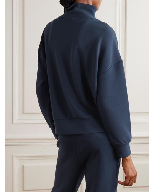 Varley Blue Hawley Sweatshirt Aus Doublesoft-Material