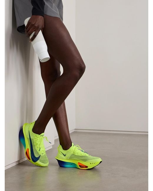 Nike Green Air Zoom Alphafly 3 Flyknit Sneakers