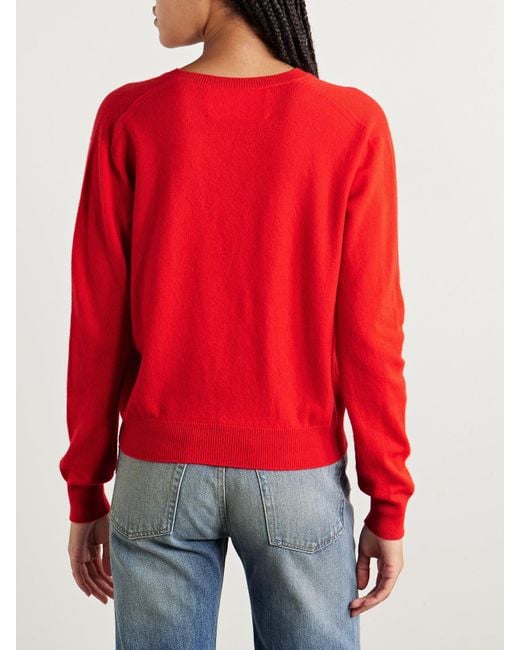 RÙADH Red The Sanderson Cashmere Sweater