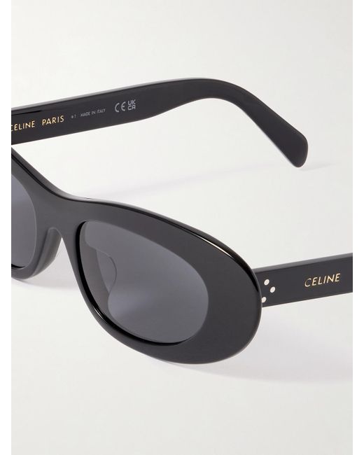 Céline Black Cat-Eye Acetate Sunglasses