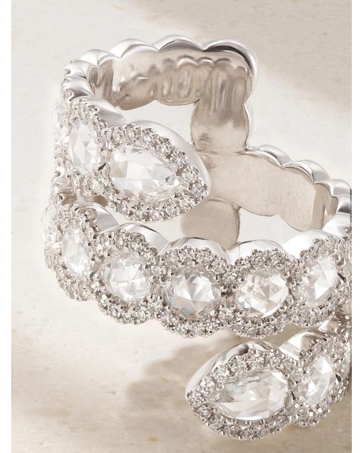 David Morris Natural 18-Karat Diamond Ring