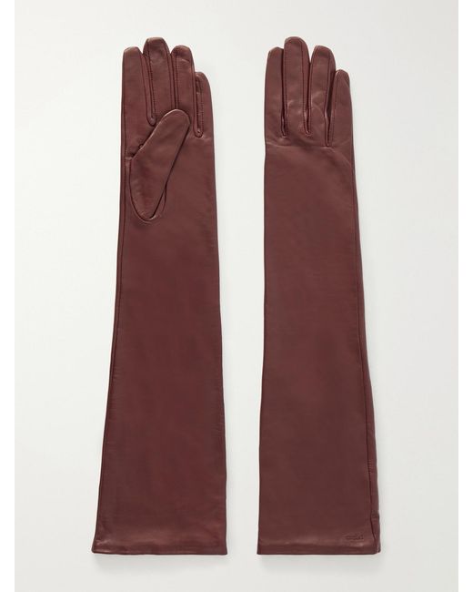 arch4 Purple The Tour Leather Gloves
