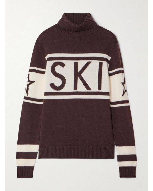 Perfect Moment Brown Schild Sweater